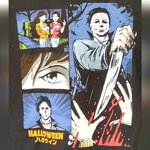 Authentic John Carpenters, Halloween Michael Myers, graphic tee NEW CONDITION - Picture 2 of 7
